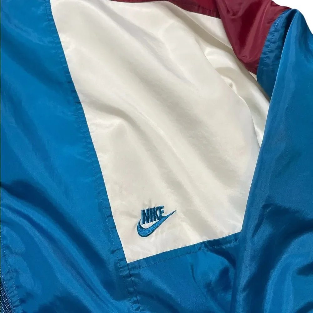 NIKE Official Archive 89 Reissue Colorblock Windbreaker Jacket Size Medium
